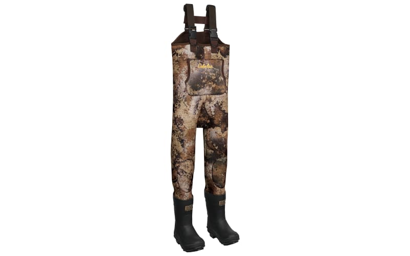 Cabela's Neoprene Boot-Foot Chest-High Hunting Waders for Kids - TrueTimber Prairie - 6 Kids