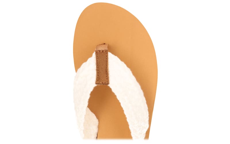 Natural reflections flip flops 2025