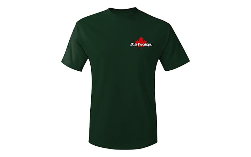 BASS PRO SHOPS フィッシングシャツ グリーン M（L） Bass Pro Shops | Green Short Sleeve Logo T-Shirt | Men's