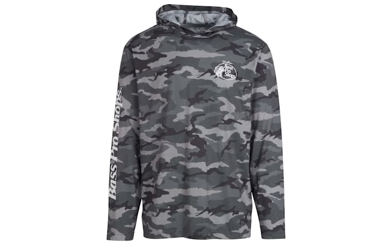 Bass Pro Shops® Men's Hooded Camo Long-Sleeve Hoodie Bass Pro