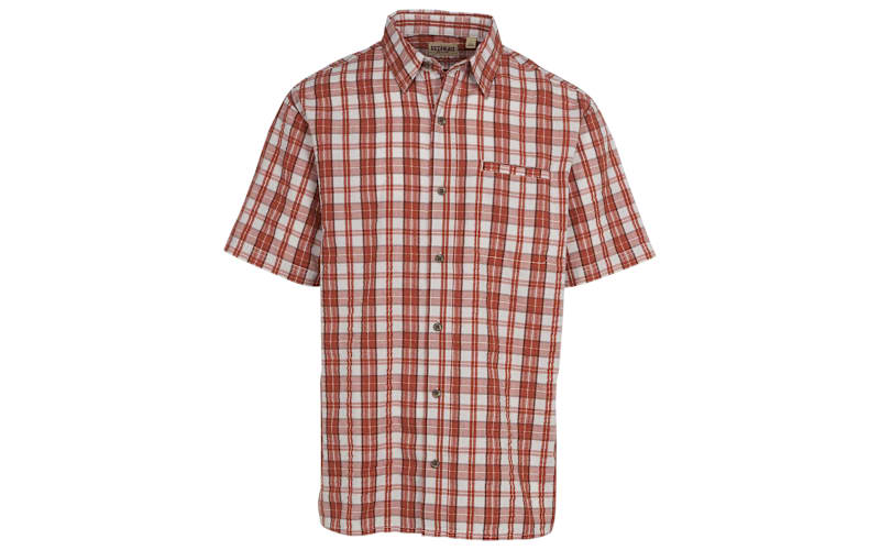 RedHead® Men's Seersucker Button-Up Plaid Short-Sleeve Shirt