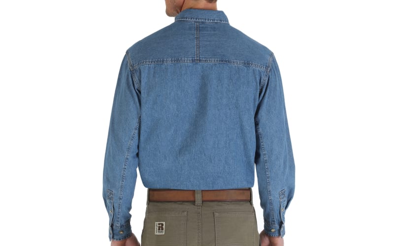 Denim Jackets for Tall Men in Medium Blue