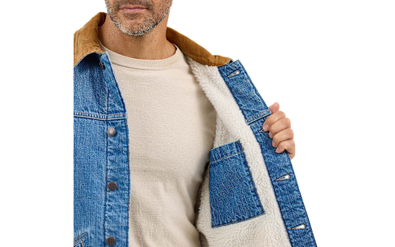 Wrangler Vintage Sherpa-Lined Jacket for Men | Bass Pro Shops