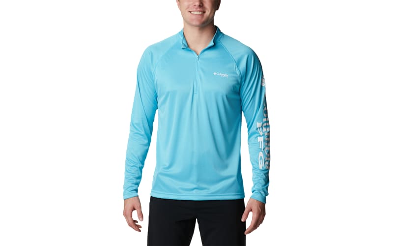 Columbia Terminal Tackle Heather Quarter-Zip Long-Sleeve Pullover