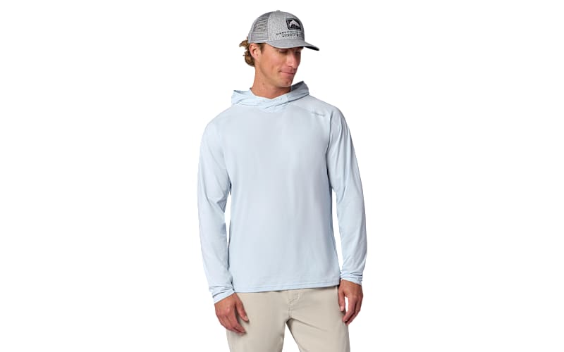 Sweat à Capuche Simms Bugstopper Solarflex LG, Anti-Moustiques & Tiques, Vert Keylime, 50UPF, Pour Homme