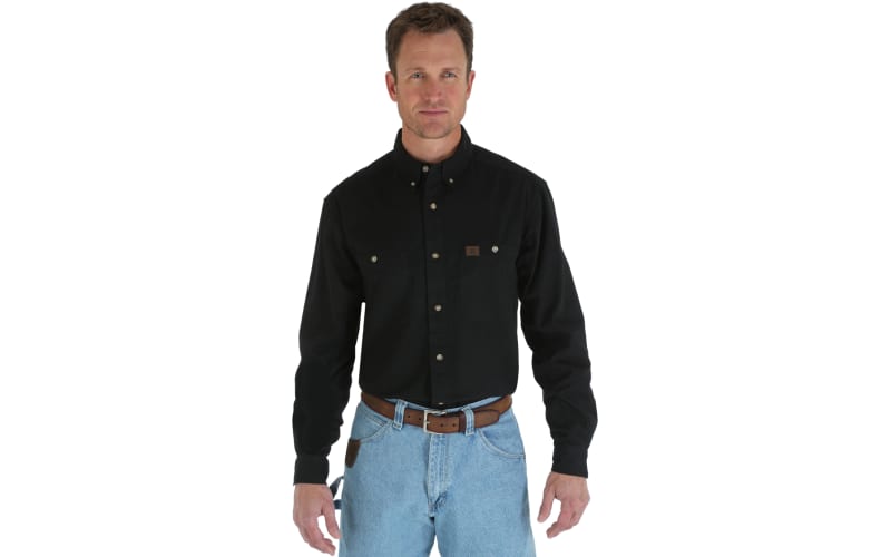 Wrangler RIGGS Workwear Twill Long-Sleeve Work Shirt for Men | Bass Pro  Shops