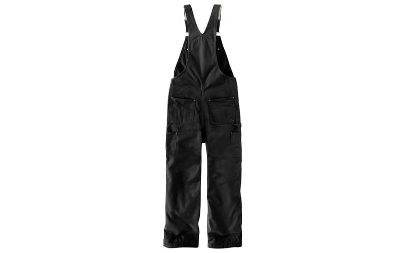 Carhartt Quilt Lined Washed Duck Bib Overalls for Men Cabela s