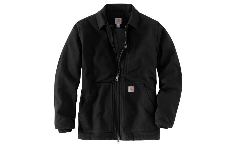 Carhartt Loose-Fit Washed Duck Sherpa-Fleece Lined Coat for Men