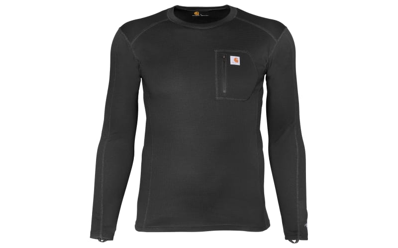 Carhartt Force Midweight Base Layer Tech Long-Sleeve Crew for Men