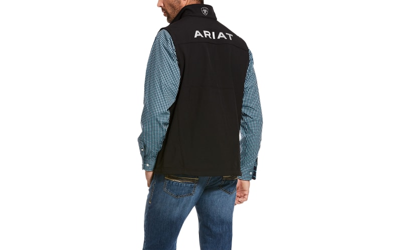 Ariat black mens vest discount