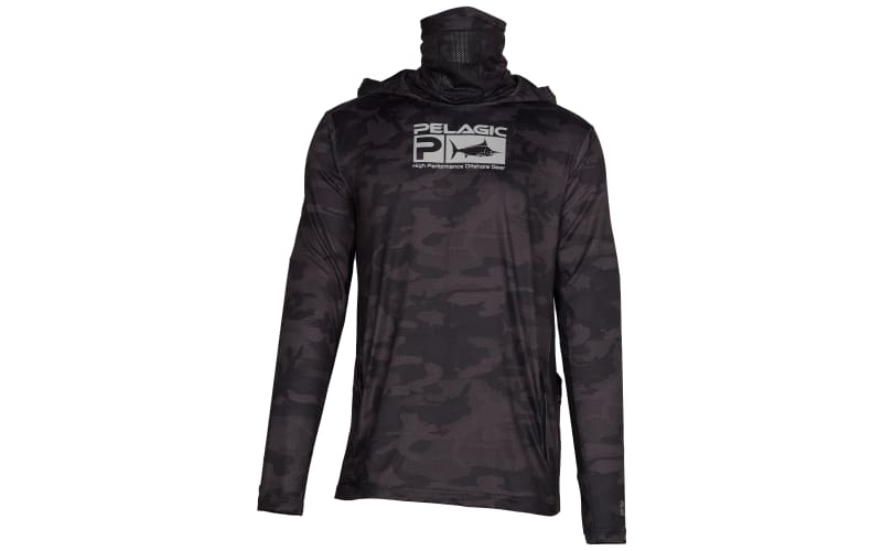 Pelagic Long Sleeve Hooded Fishing Shirt - Bigbitefishingshirts – Big Bite Fishing  Shirts