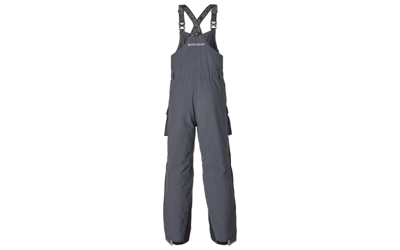 Black Heavyweight Snow Pants With Removable Bib