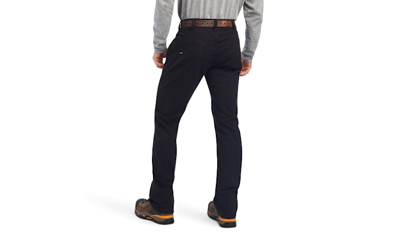 ariat black dress pants Ariat Men's Rebar M8 Modern DuraStretch Cargo Pant Black / 40 / 30 Inseam main image 1