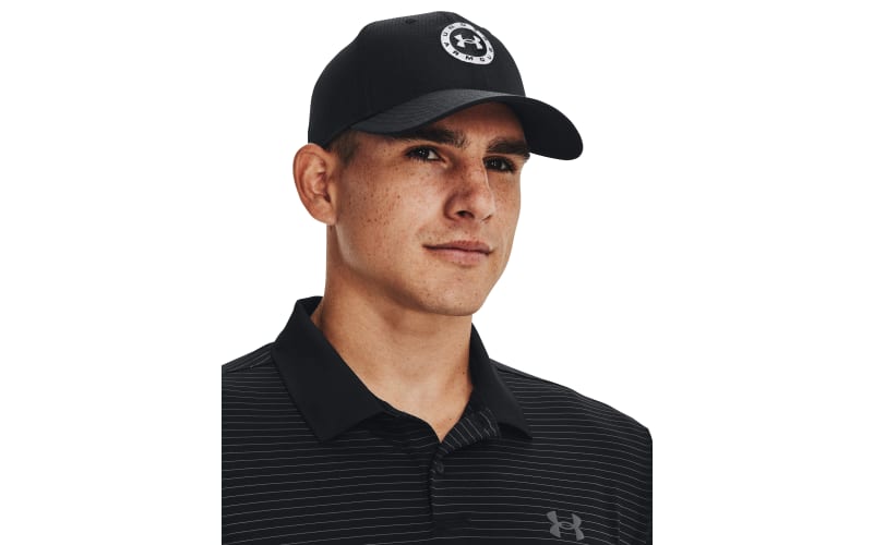 Under Armour Men's Jordan Spieth Tour Adjustable Hat Black/White