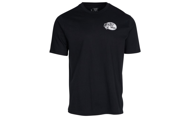 Bass Pro Shops Memphis Pyramid Short-Sleeve T-Shirt for Men - Deep Sea Heather - L
