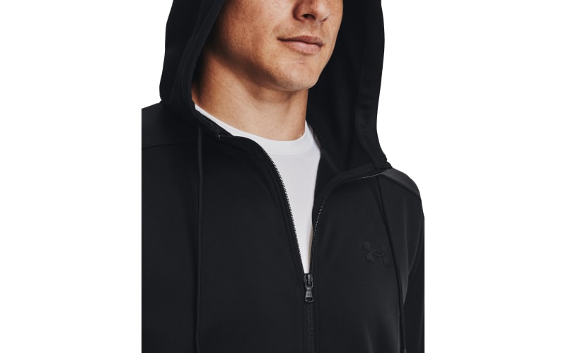 Under Armour Logo Armour Fleece Full-Zip Long-Sleeve Hoodie | Bass