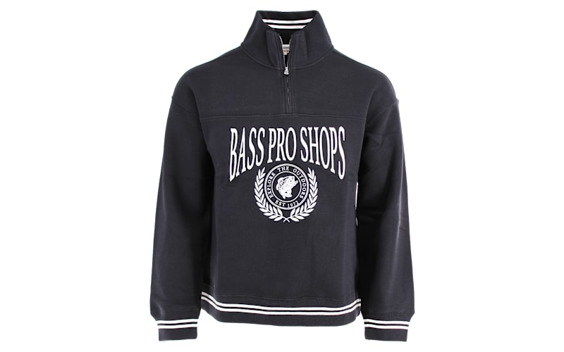 Bass Pro Shops フィッシングウェア Bass Pro Shops Performance Quarter-Zip Long-Sleeve Fishing Jersey