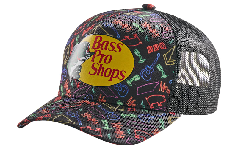Bass Pro Shops Neon Memphis Print Snapback Cap | Bass Pro Shops