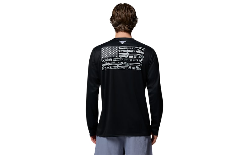 Columbia PFG Fish Flag II Boat Ramp Champ Long-Sleeve Shirt | Cabela's