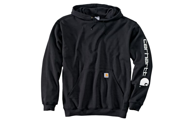Carhartt Loose-Fit Midweight Logo Hoodie for Men | Bass Pro