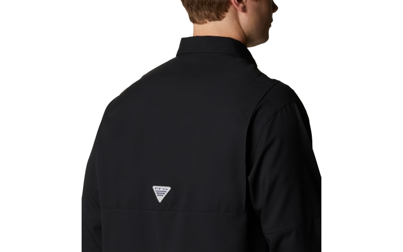 Black columbia fishing sale shirt