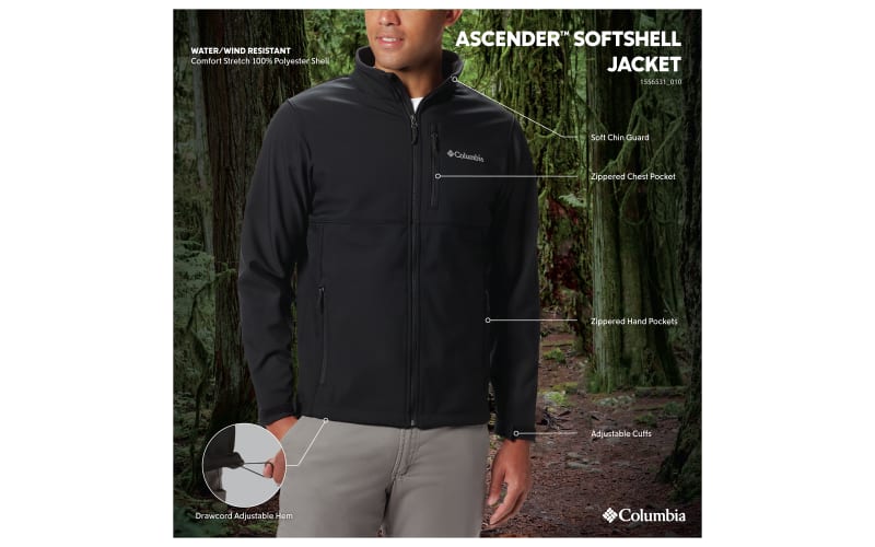 Men's Softshell Jackets, Wind-Resistant Jackets