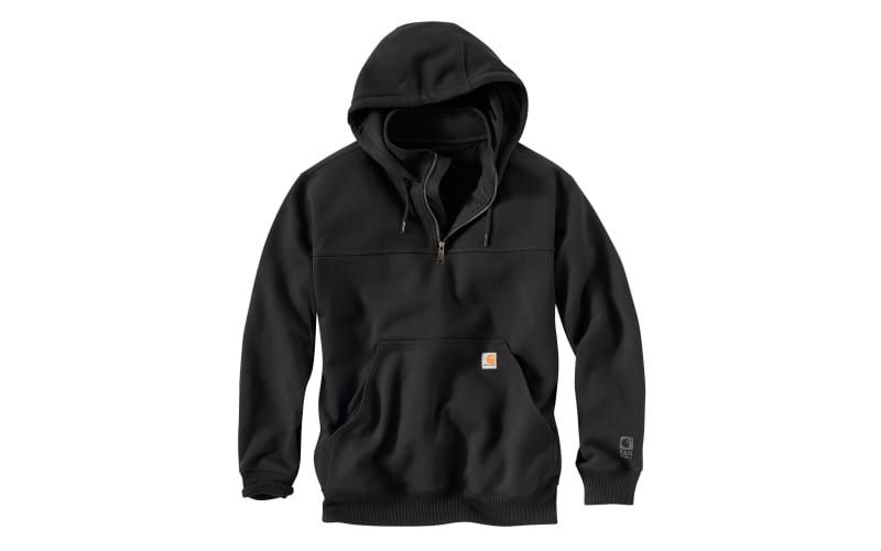  Carhartt Mens Big Rain Defender Loose Fit Heavyweight  Quarter-Zip Sweatshirt