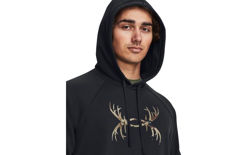 Under Armour Rival Fleece Camo Antlers Long-Sleeve Hoodie for Men