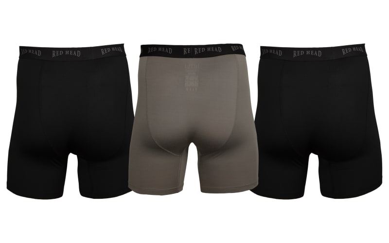 RedHead Performance Boxer Briefs for Men 3-Pack