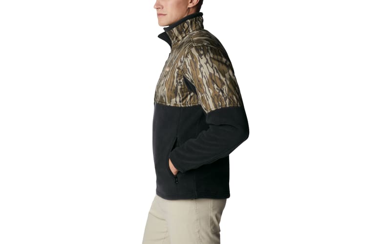 Columbia PHG Fleece Overlay Quarter-Zip Long-Sleeve Pullover for Men