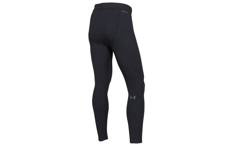 Under Armour Outerwear Mens Packaged Base 20 Legging Black 001Pitch Gray  Medium