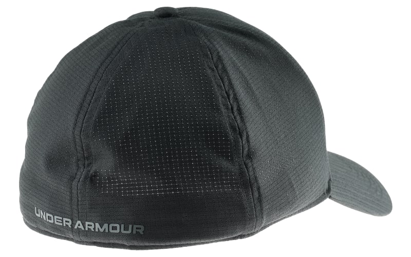 Under Armour Men's Fish Hunter Mesh Hat/Cap - Black, L/XL, Stretch Fit