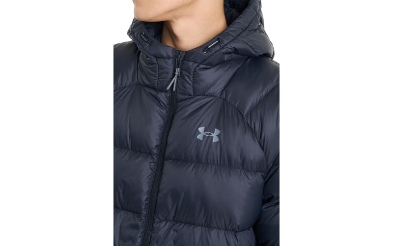 Under Armour ColdGear Infrared Womens Down 3-in-1 Jacket in Black-Jet Gray