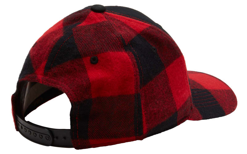 Red black sales plaid hat