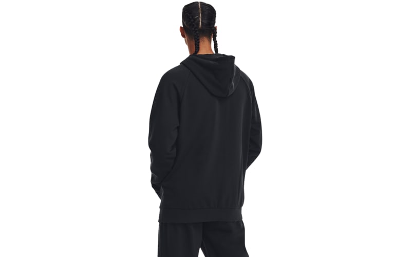 Plain black under armour hoodie top