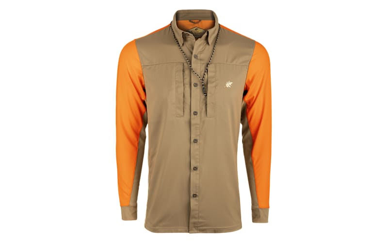 knee length dresses for ladies Barry. Wang Mens Orange Western Dress Shirts Paisley Long Sleeve Button Down Casual Shirt, S main image 0