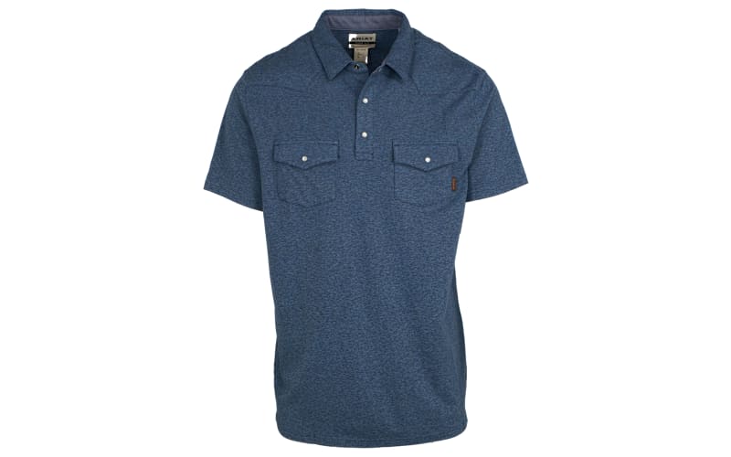 Ariat Retro Western Snap Short-Sleeve Polo for Men | Bass Pro Shops