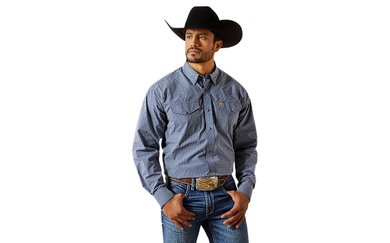chinese dress ladies Ariat Men's Shilo Blue Shirt M