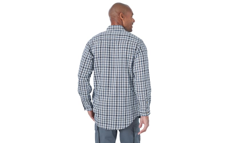 Wrangler Riggs Workwear Foreman Plaid Long-Sleeve Shirt for Men | Cabela's