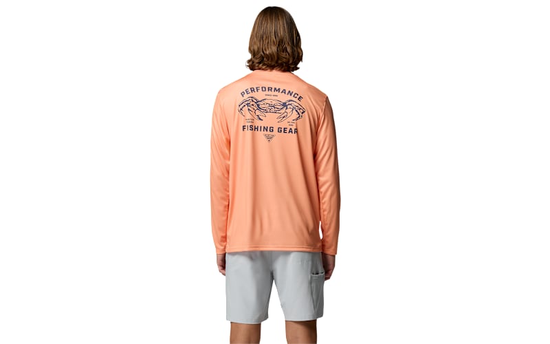 Columbia Terminal Tackle PFG Drapeau à manches longues pour homme, Bleu vintage/bleu marine, T-Petit