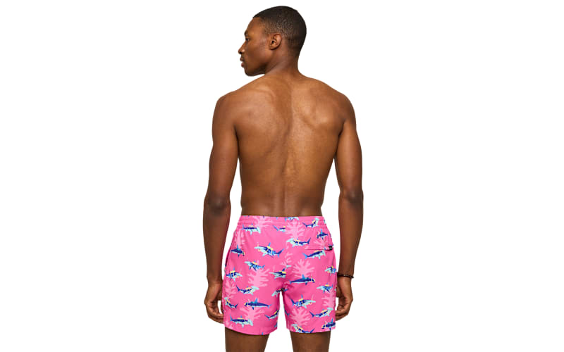 Chubbies Great Pink Sharks Classic Lined Swim Trunks | Bass Pro Shops