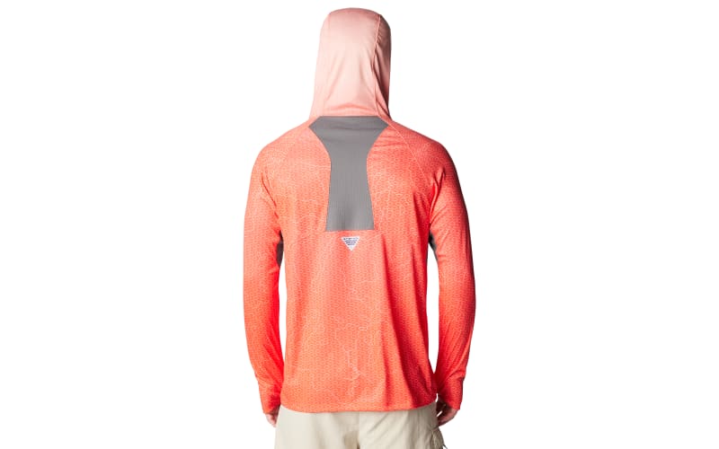 Columbia Collegiate Super Terminal Tackle Long-Sleeve Hoodie for Men - Ohio  State University/Intense Red …
