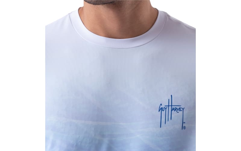 Guy Harvey Mahi Mahi Sun-Protection Performance Long-Sleeve Shirt for Men