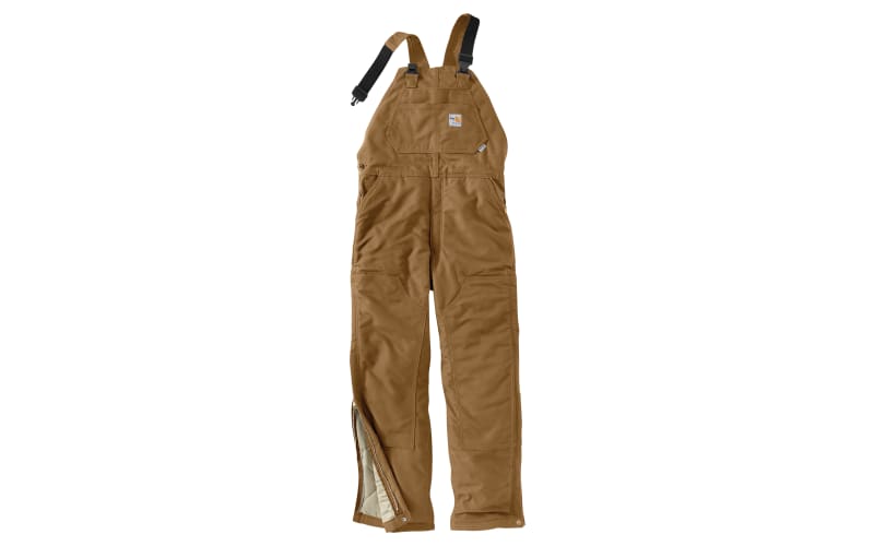 Carhartt Flame-Resistant Quilt-Lined Duck Bib Overalls for Men