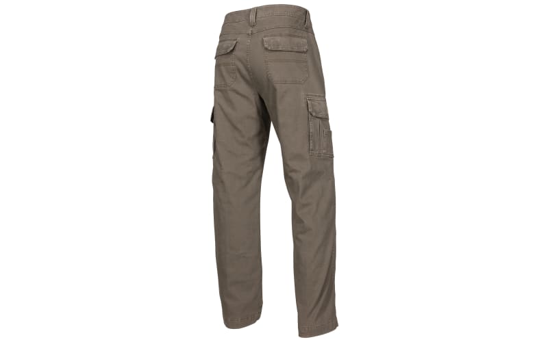 for Fulton Pro Fit Shops Flannel-Lined Flex Men | Cargo Bass Pants RedHead