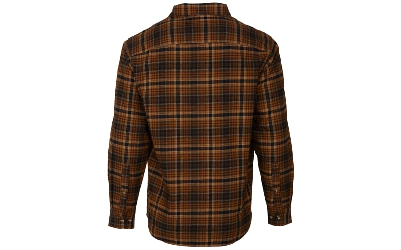 Cabelas Outdoor Gear Mens XLT Long Sleeve Button Shirt Brown