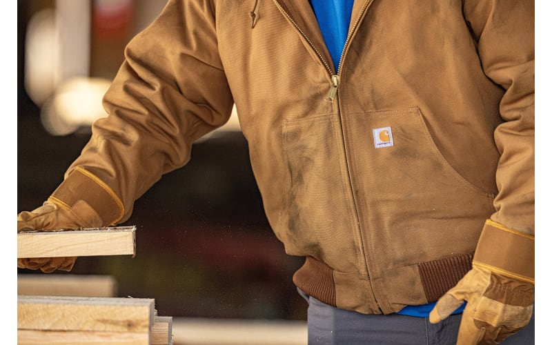 Carhartt jacket store with flannel lining