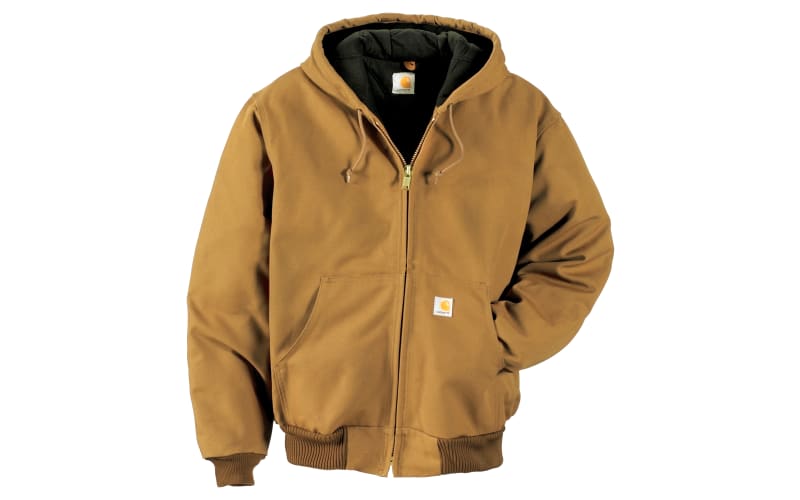Carhartt Loose-Fit Firm Duck Insulated Flannel Lined Active Hooded