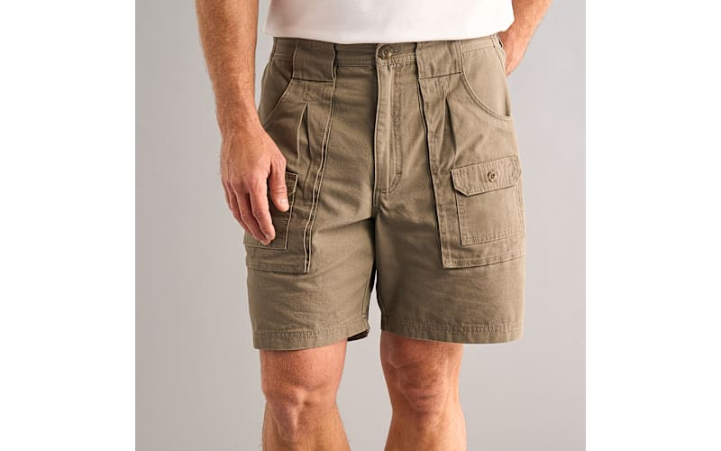 Short Cabela's Homme Kaki 44 – Coton, Poches Cargo, Idéal Camping Outdoor