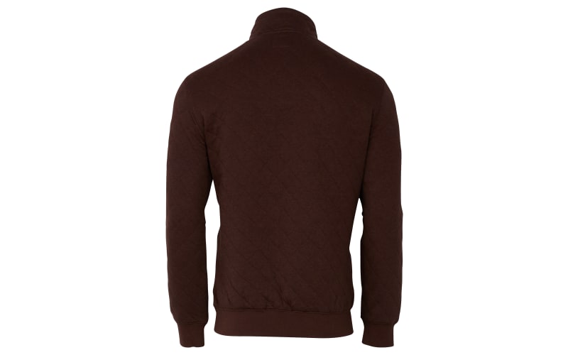 RedHead Quilted Snap Placket Long Sleeve Pullover for Men